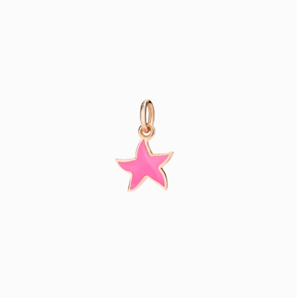 Ciondolo Stellina smalto rosa € 130